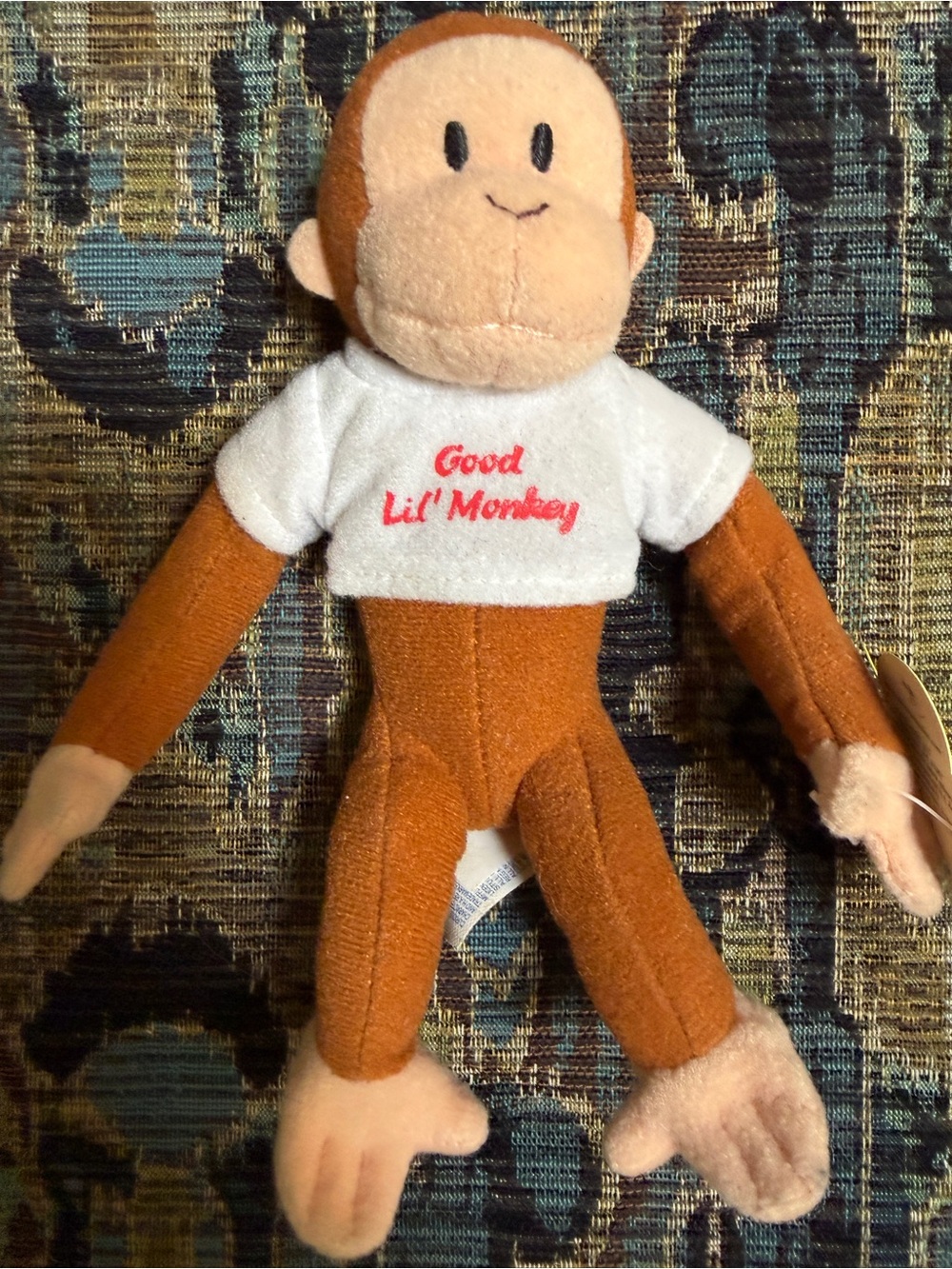 Vintage Curious George Good Lil' Monkey Plush Toy - by Applause